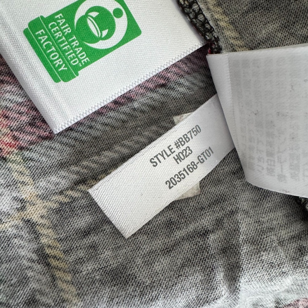 J. Crew Tissue Turtleneck Women's Medium Stewart Plaid Long Sleeve 100% Cotton - Picture 8 of 8